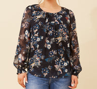 Nancy Floral Blouse