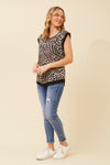 Shirley Animal Print Top