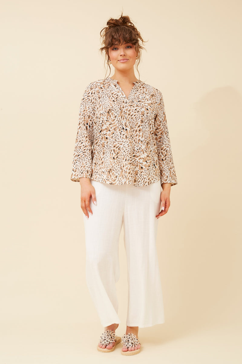 Bella Animal Print Blouse