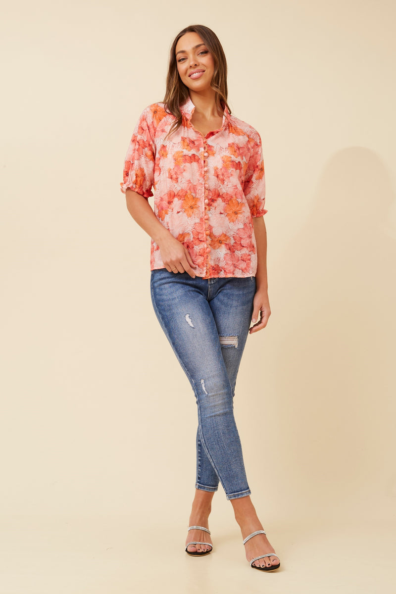 Zoe Floral Top