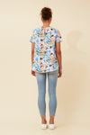 Asha Tropical Print Top