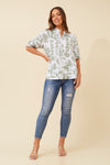 Haylo Abstract Blouse