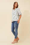 Haylo Abstract Blouse