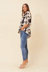 Bridget Button shirt Abstract