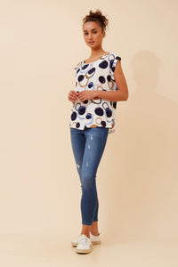 June Polka Dot Top