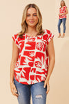 June Red Leaf Top