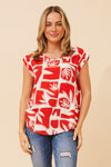 June Red Leaf Top