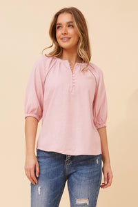 Ziva Button Detail Blouse