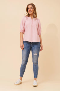 Ziva Button Detail Blouse