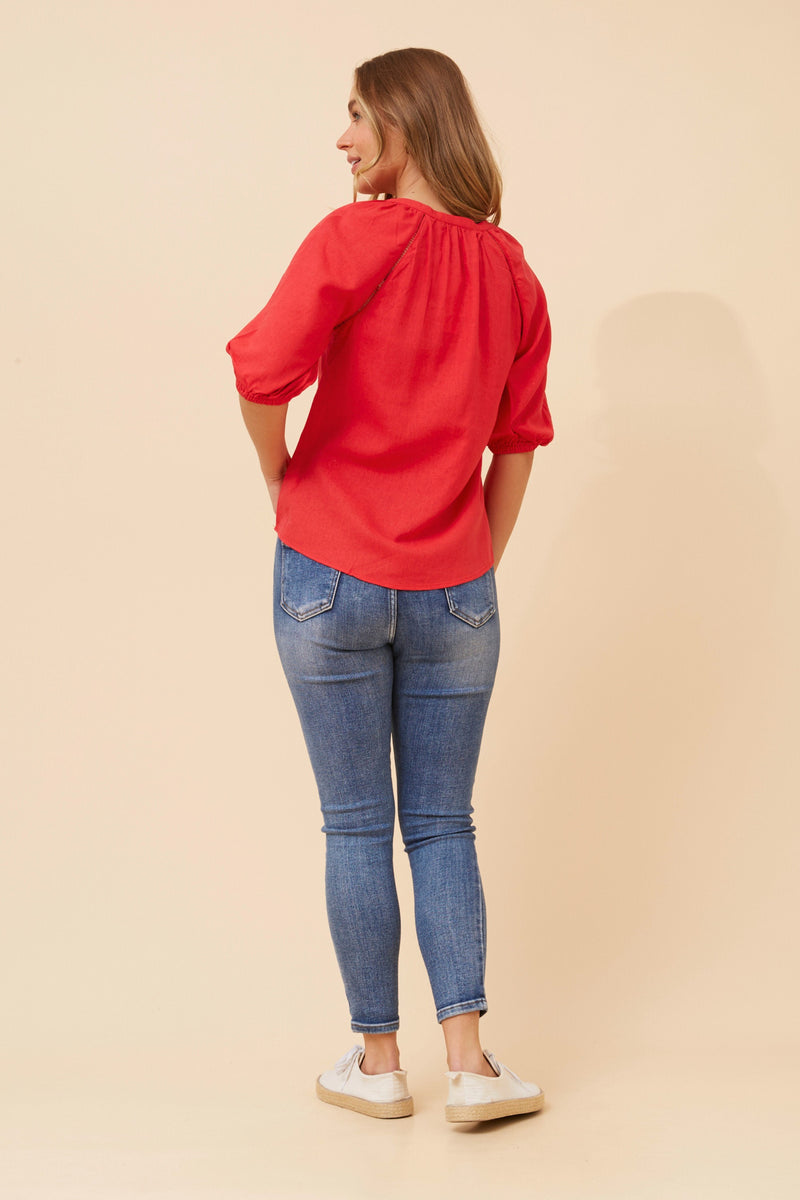 Ziva Button Detail Blouse