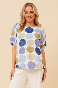 Nova Multi Spot Print Top