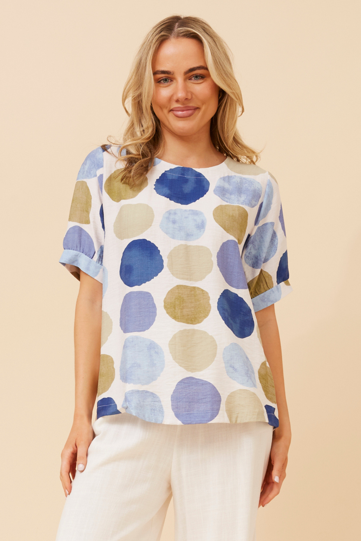 Nova Multi Spot Print Top