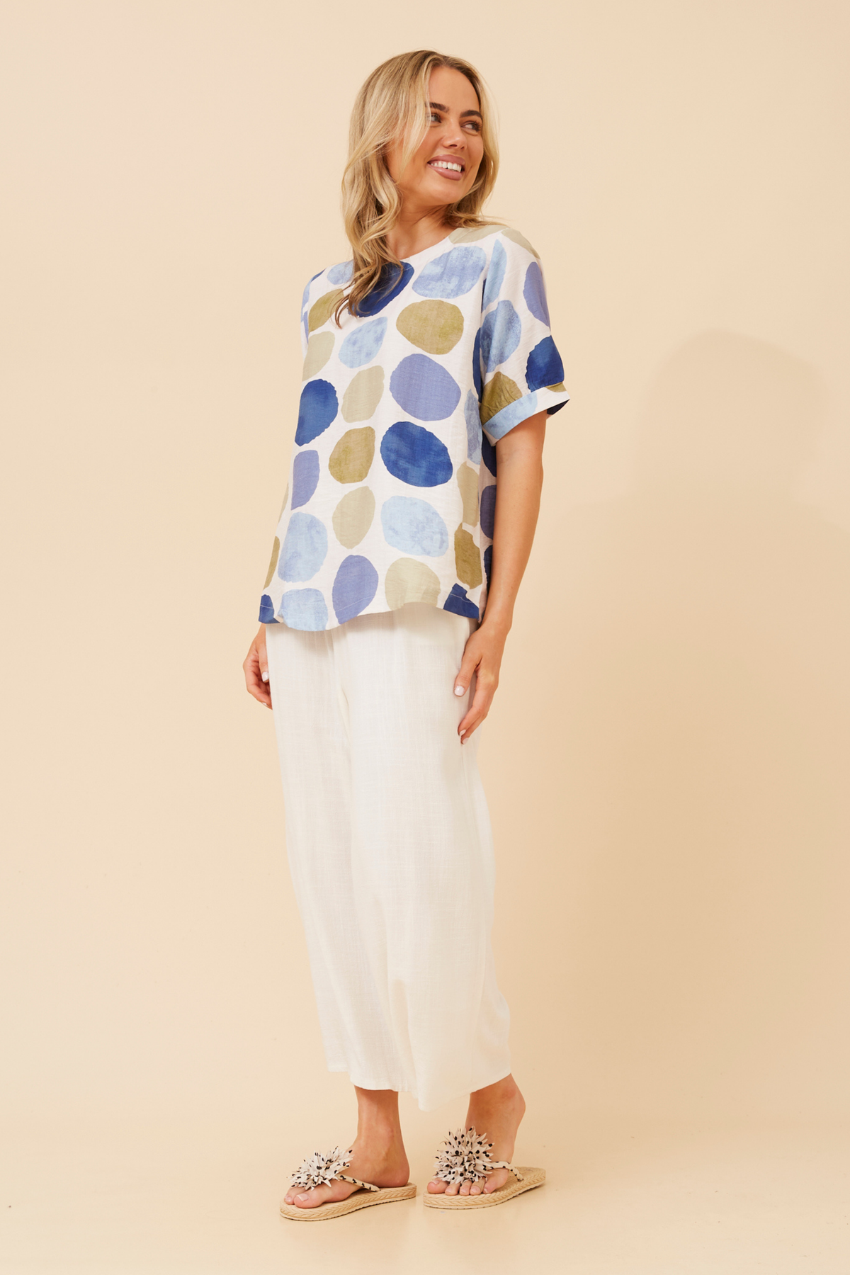 Nova Multi Spot Print Top