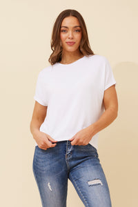 Jess Classic T-shirt - White -Black