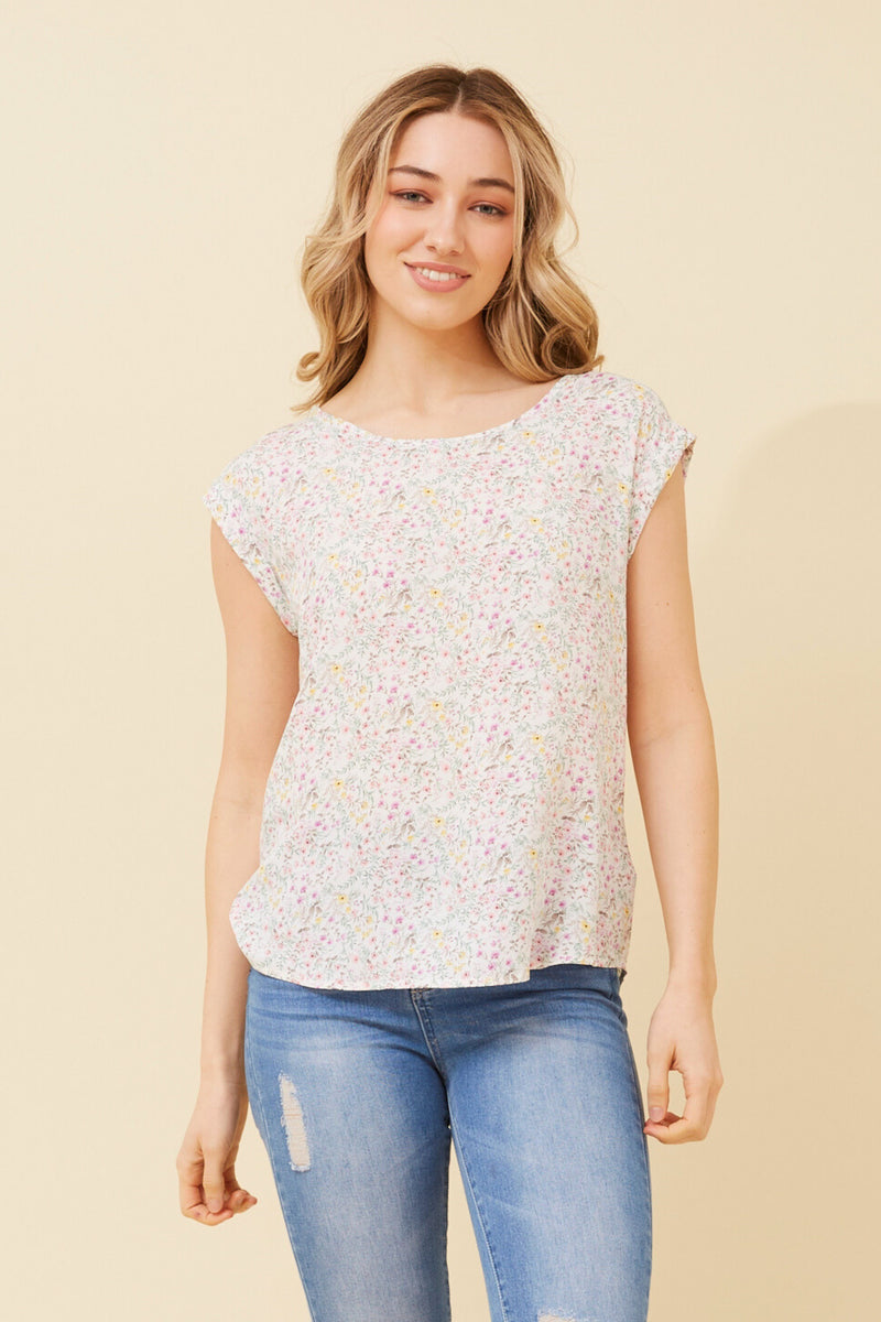 June Floral Top