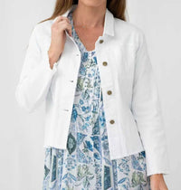 Sofia Denim Jacket – White