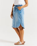 Alina Denim Skirt - Denim Blue