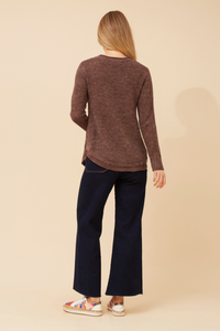 Allyn Knit Jumper Side Button Details