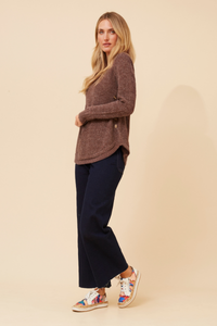 Allyn Knit Jumper Side Button Details