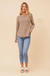 Allyn Knit Jumper Side Button Details
