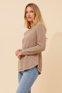 Allyn Knit Jumper Side Button Details