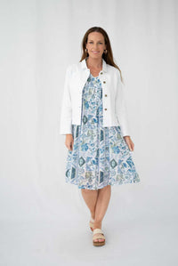 Sofia Denim Jacket – White