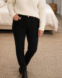 Stacie Classic Black Slim Leg Jeans