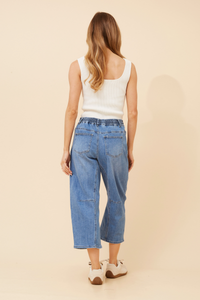 Blair Cropped Barrel Jeans
