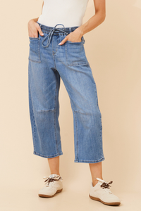 Blair Cropped Barrel Jeans