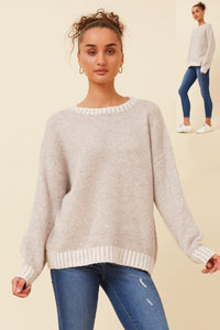 Bronte Blanket Stitch Knit Jumper