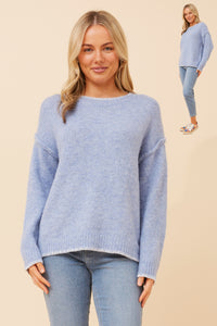 Shay Blanket Stitch Knit Jumper