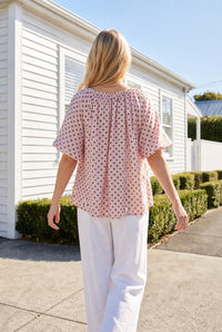 Chloe Polka Dot Top