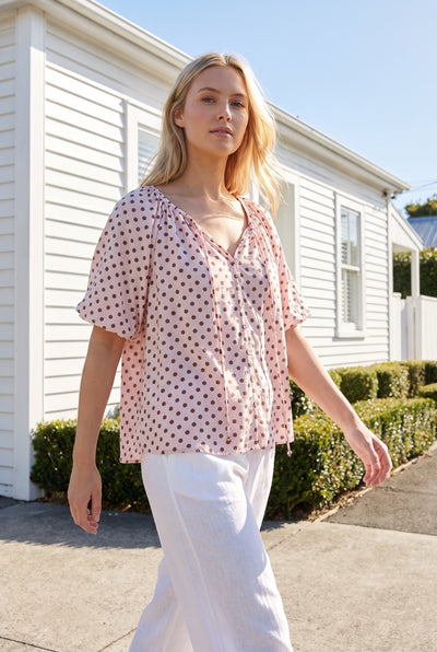 Chloe Polka Dot Top