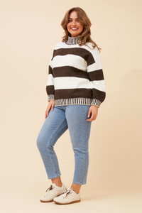 Avery Stripe Knit Jumper