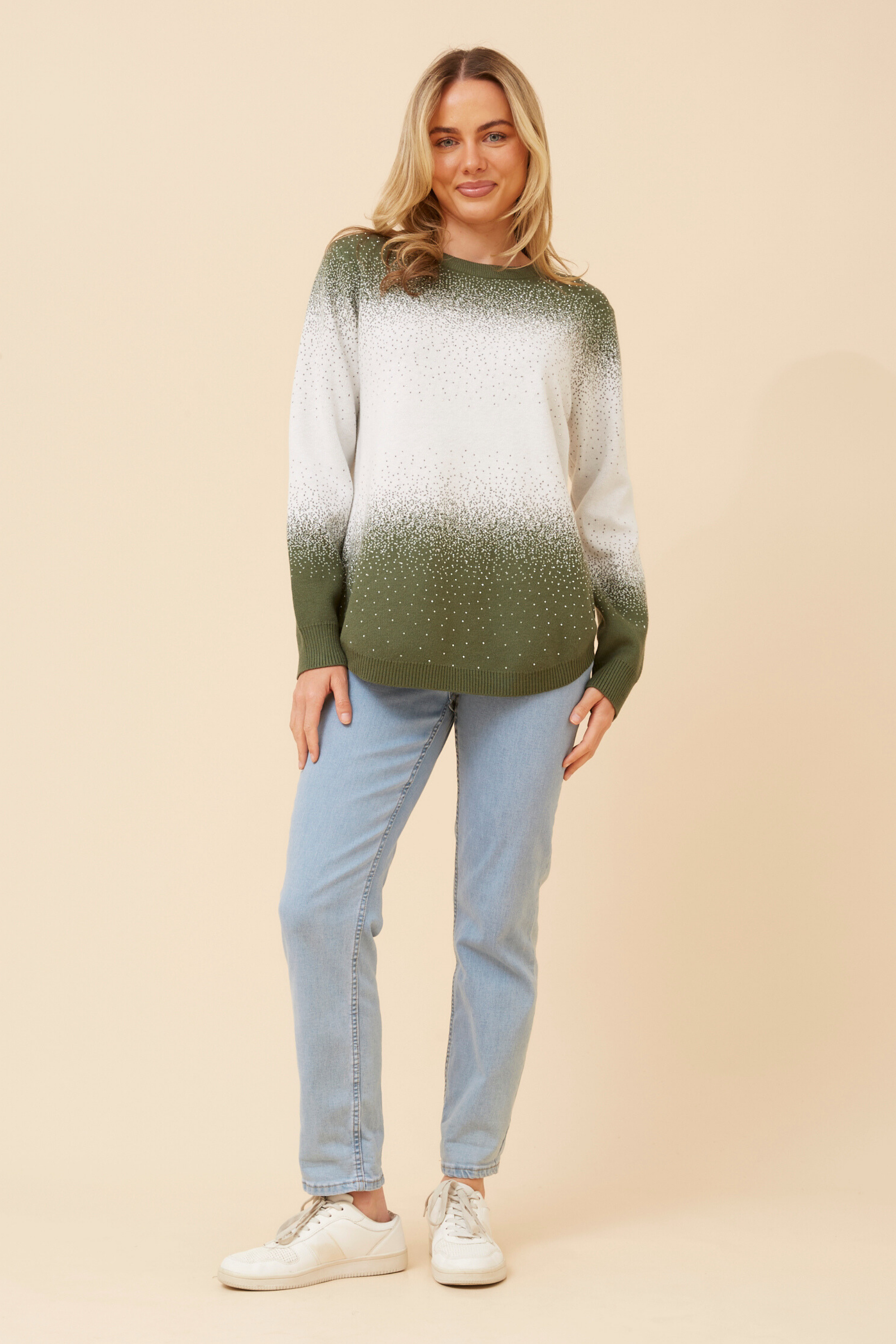 Cliff Diamante Knit Jumper