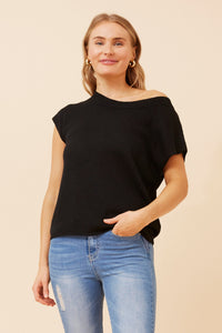 Cora Short Sleeve Knit Top