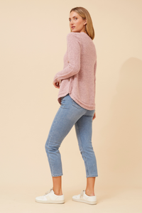 Allyn Button Detail Knit Jumper