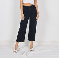 Lilly Wide Leg Cropped Jean