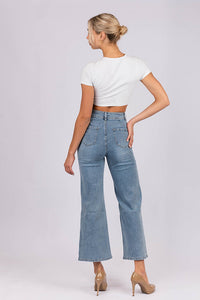 Shayne Flare Wide Leg Jean - Blue Wash