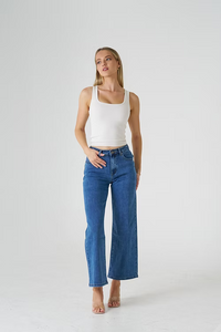 Pamela Cropped Denim Jean