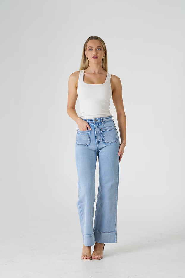Kyson Wide Leg Jeans