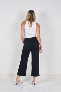 Lilly Wide Leg Cropped Jean