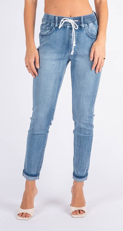 Jen Denim Joggers