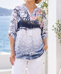 Darla Print Blouse