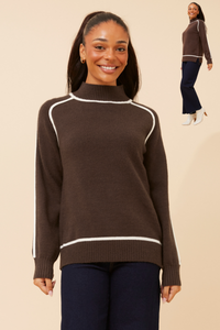 Dax Mock Neck Jumper