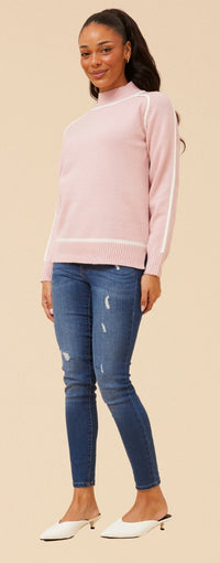Dax Mock Neck Jumper