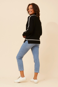 Dax Mock Neck Jumper