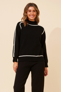 Dax Mock Neck Jumper