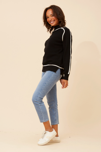 Dax Mock Neck Jumper