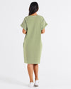 Elise V-Neck Rib Dress